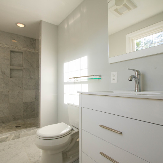 Bathroom-Remodel-Tile-Shower-White-Vanity